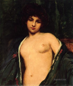 Retrato del impresionista Evelyn Nesbitt James Carroll Beckwith Pinturas al óleo